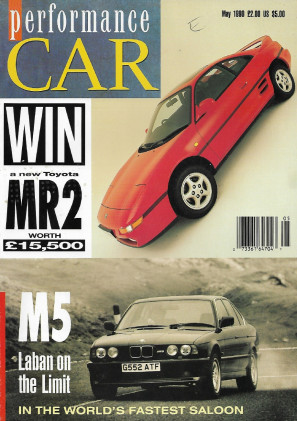 PERFORMANCE CAR 1990 MAY - CARLSSON,CLARKSON,JARGUAR XJS,BLICK, JAGUAR/CITROEN